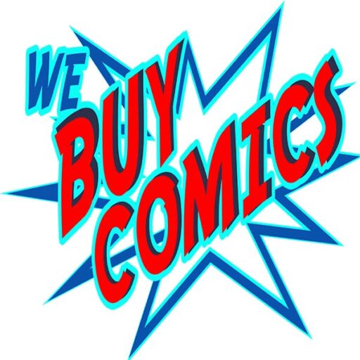 We Buy Comic Book sand comic book collections Logo